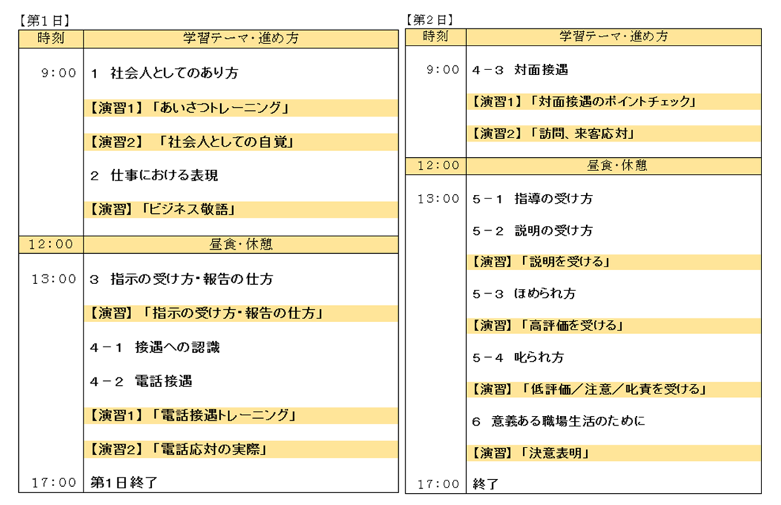 【2022年4月開催】新入社員研修セミナー